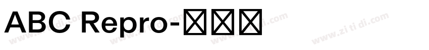 ABC Repro字体转换